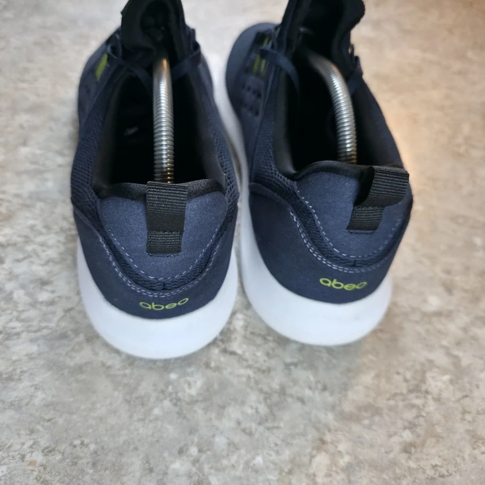Mens Sneakers Abeo Everett Walking Navy Blue Shoes Orthotic  Size 12